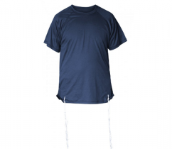 Dunkelblaues T-Shirt mit Zizit - Größe M = 34,90 Euro